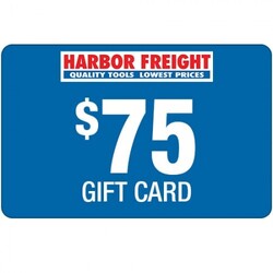 $75 Harbor Freight Gift Card