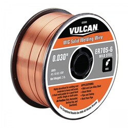 0.030 in. ER70S-6 MIG Solid Welding Wire, 2.00 lb. Roll