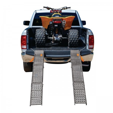 1000 lb. Capacity 9 in. x 72 in. Tri-Fold Loading Ramps, Set of Two