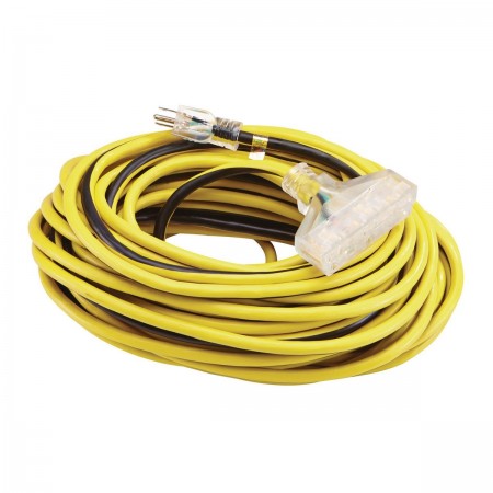 100 ft. x 12 Gauge Multi-Outlet Extension Cord with Indicator Light