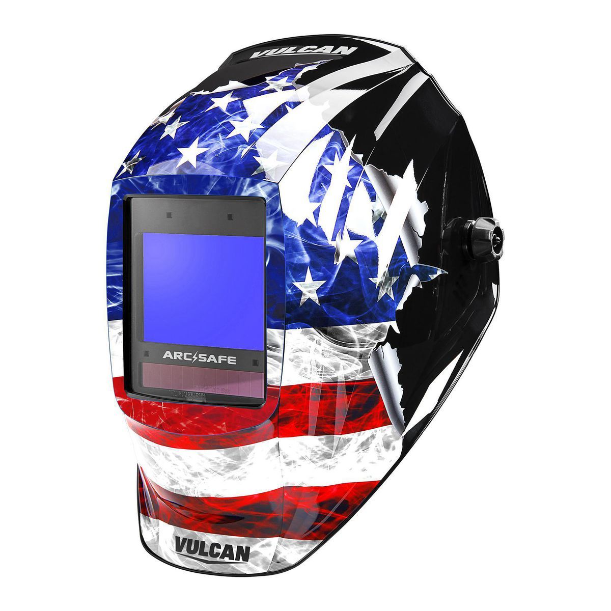 10.1 sq. in. ARCSAFE Auto-Darkening Welding Helmet with American Flag Design