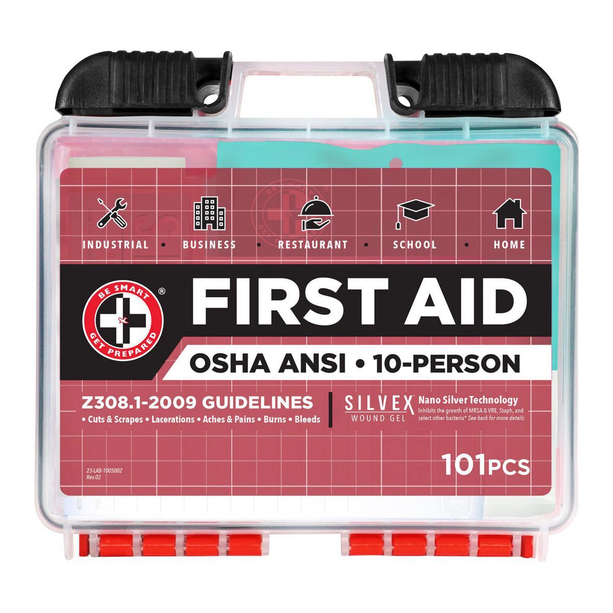 10-Person First Aid Kit, 101-Piece