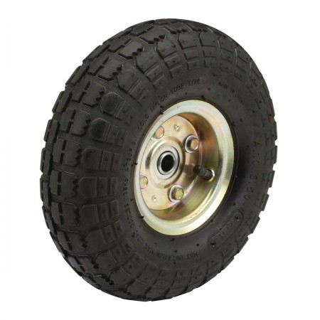 10 in. Pneumatic Tire with Gold Hub