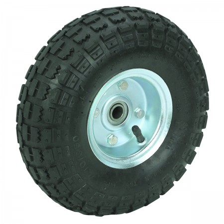 10 in. Pneumatic Tire with Zinc Hub