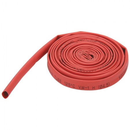 11/64 in. x 8 ft. Red Heat Shrink Tubing