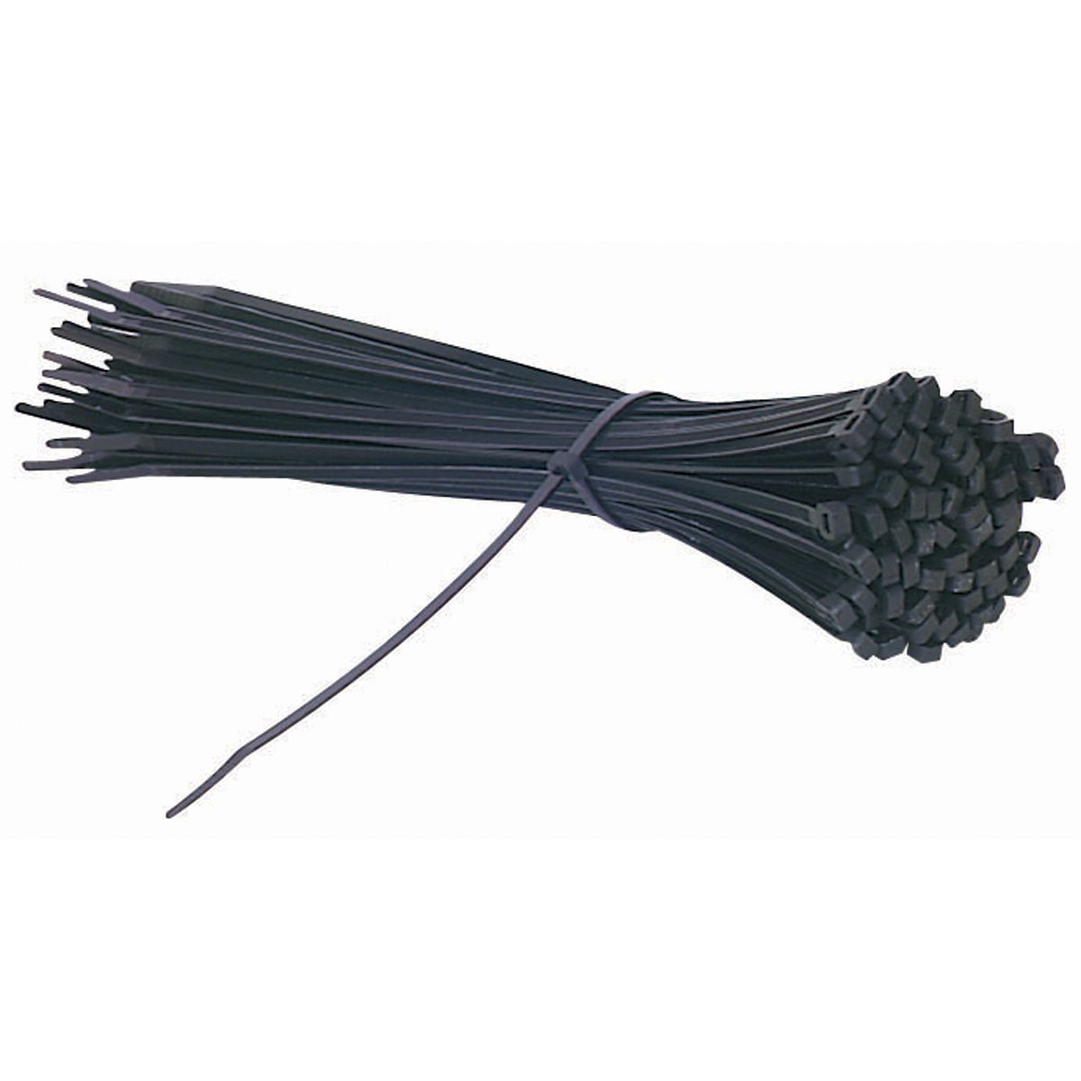 11 in. Black Cable Ties, 100 Pack