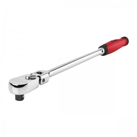 1/2 in.  Drive Professional Long Reach Flex Head Ratchet with Comfort Grip