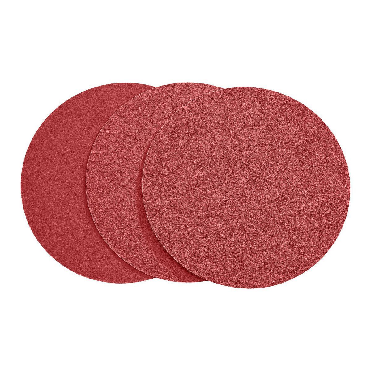 12 in. , 60/80/120 Grit Cloth-backed PSA Sanding Discs with Zirconia Alumina Grain, 3 Piece