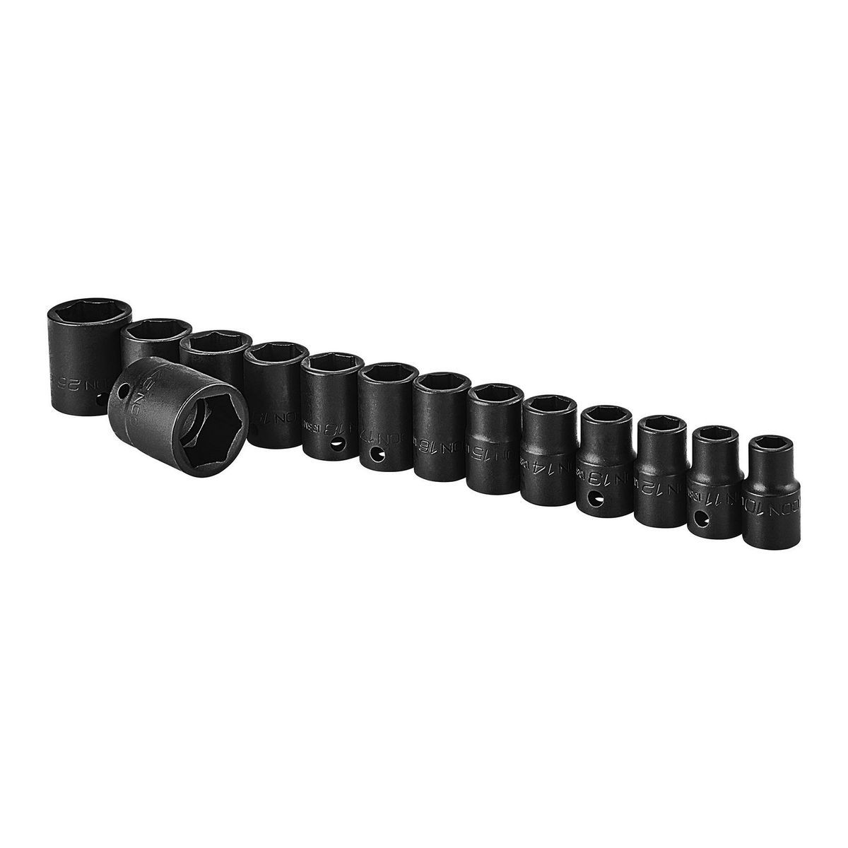 1/2 in. Drive Metric Professional Impact Socket Set, 14-Piece