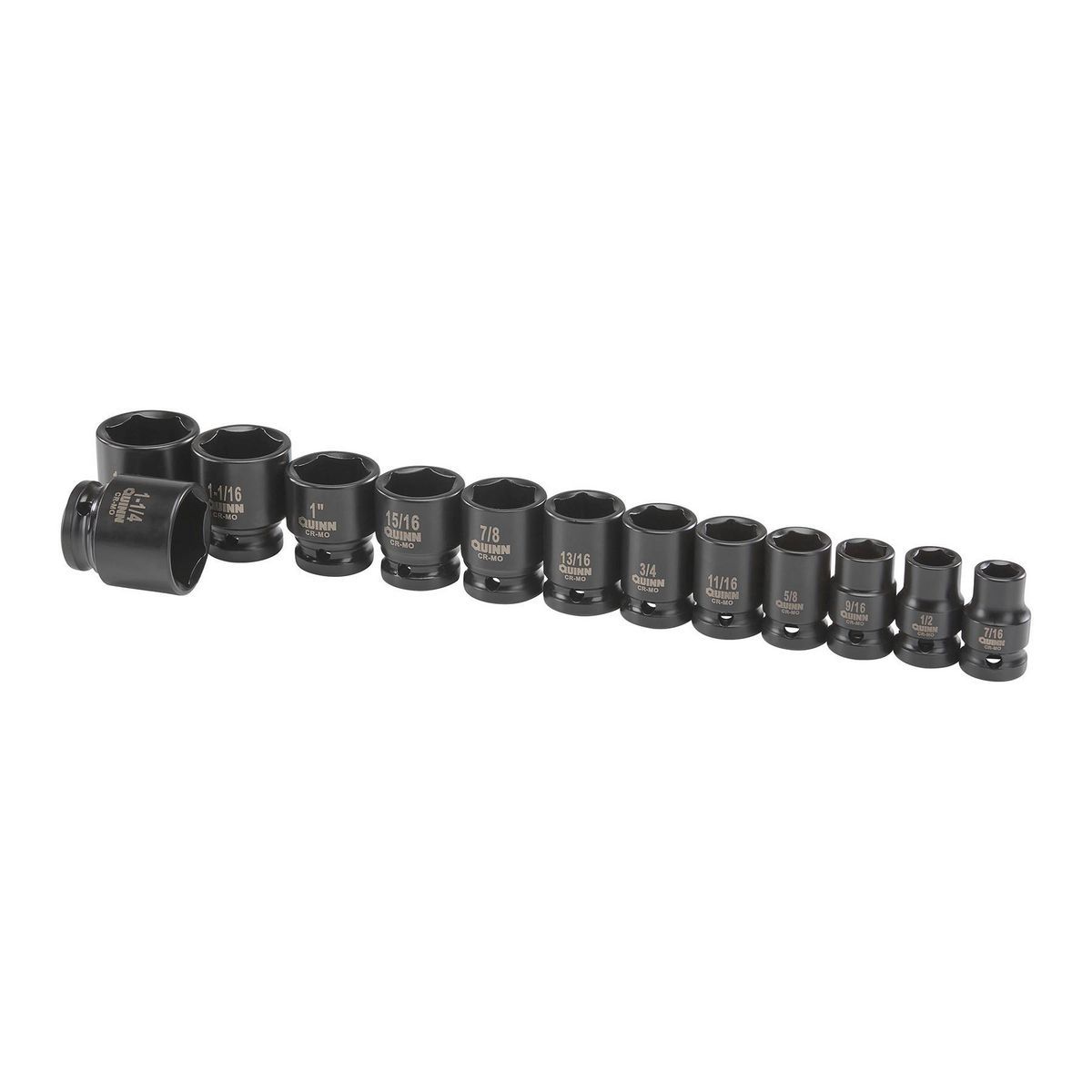 1/2 in. Drive SAE Impact Socket Set, 13-Piece