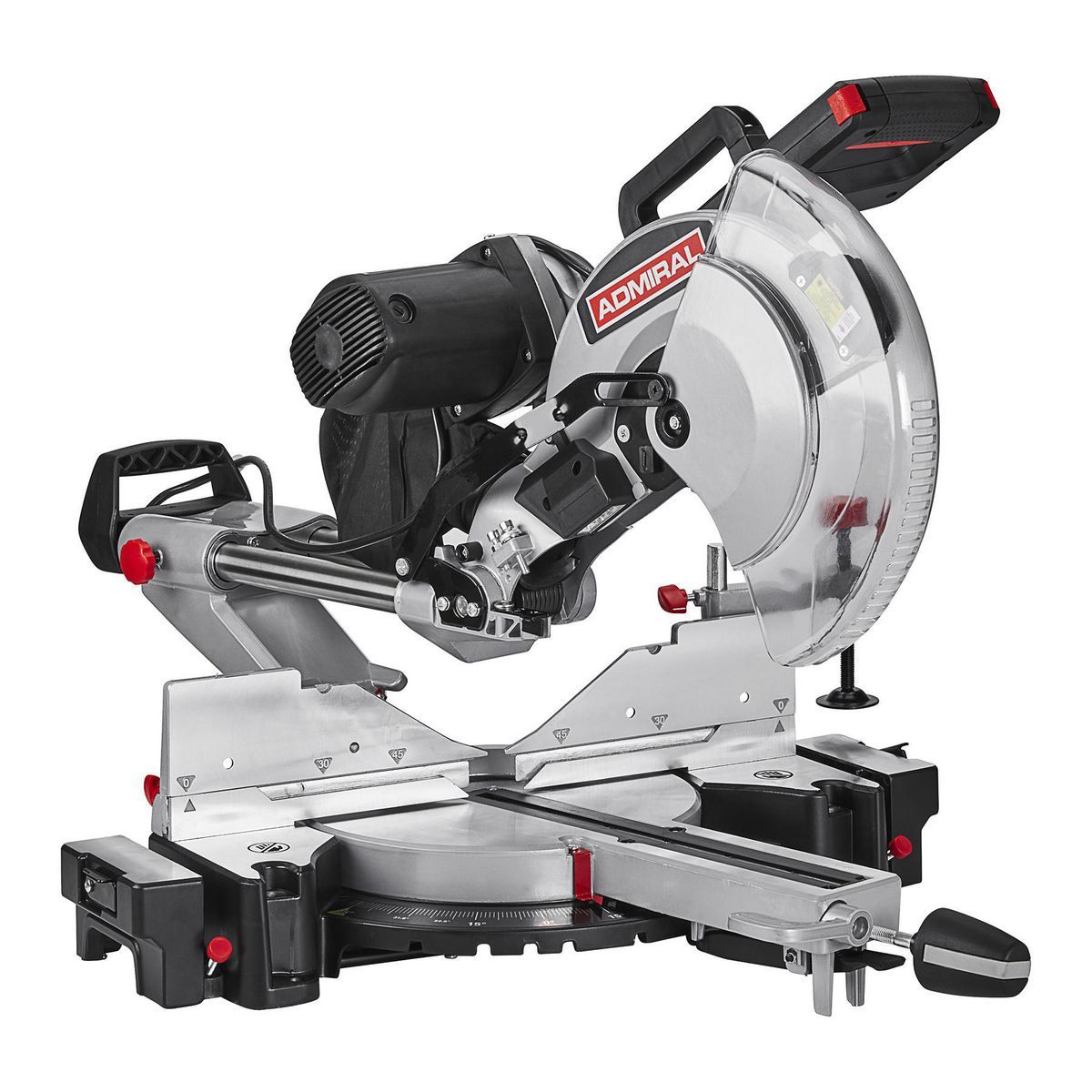 12 in. Dual-Bevel Sliding Compound Miter Saw with LED & Laser Guide