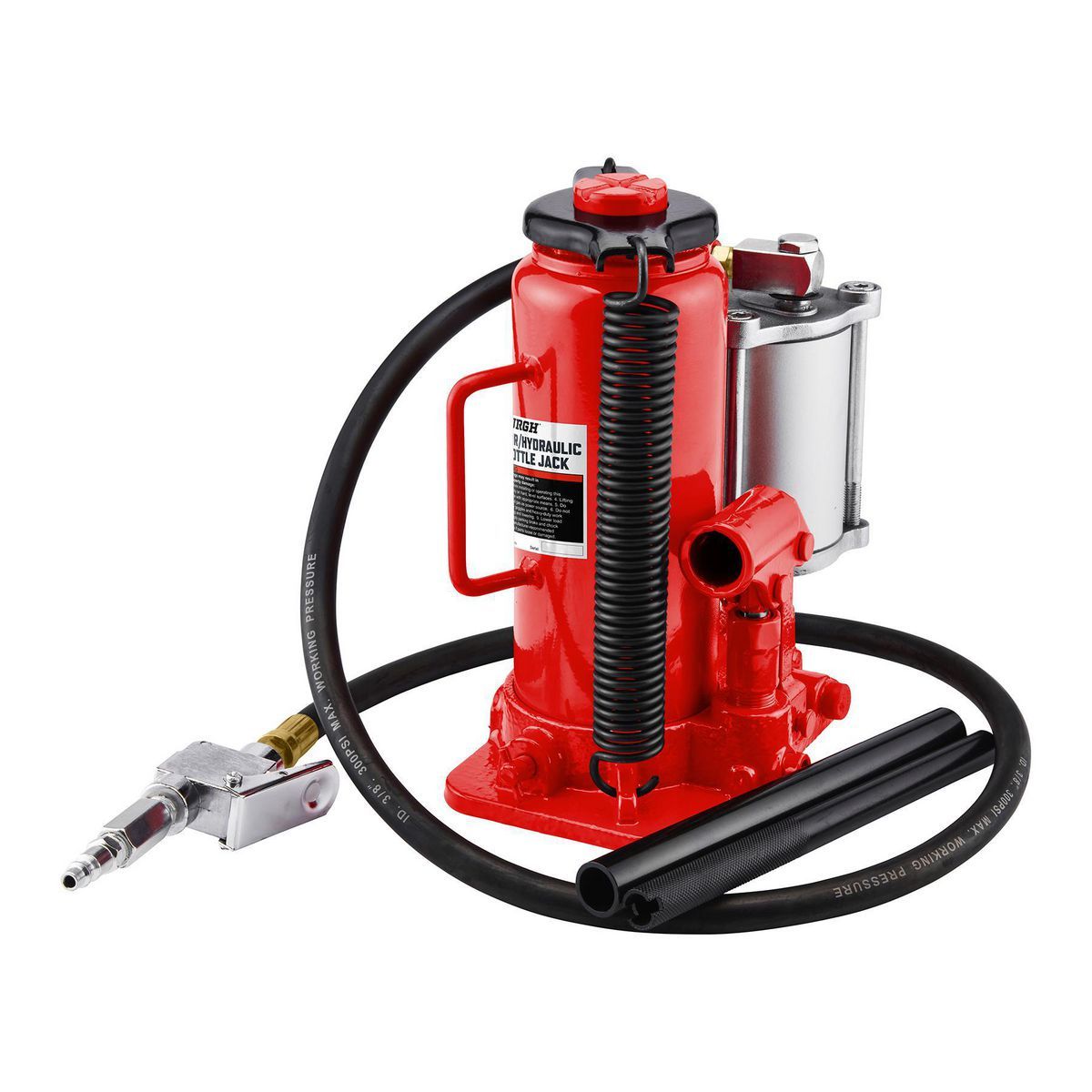 12 ton Air/Hydraulic Bottle Jack