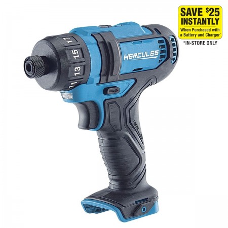 12v Lithium-Ion Cordless Compact 1/4 in. Hex Screwdriver - Tool Only