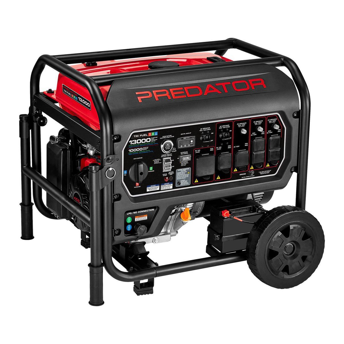 13,000 Watt Tri-Fuel Portable Generator with Remote Start and CO SECURE® Technology