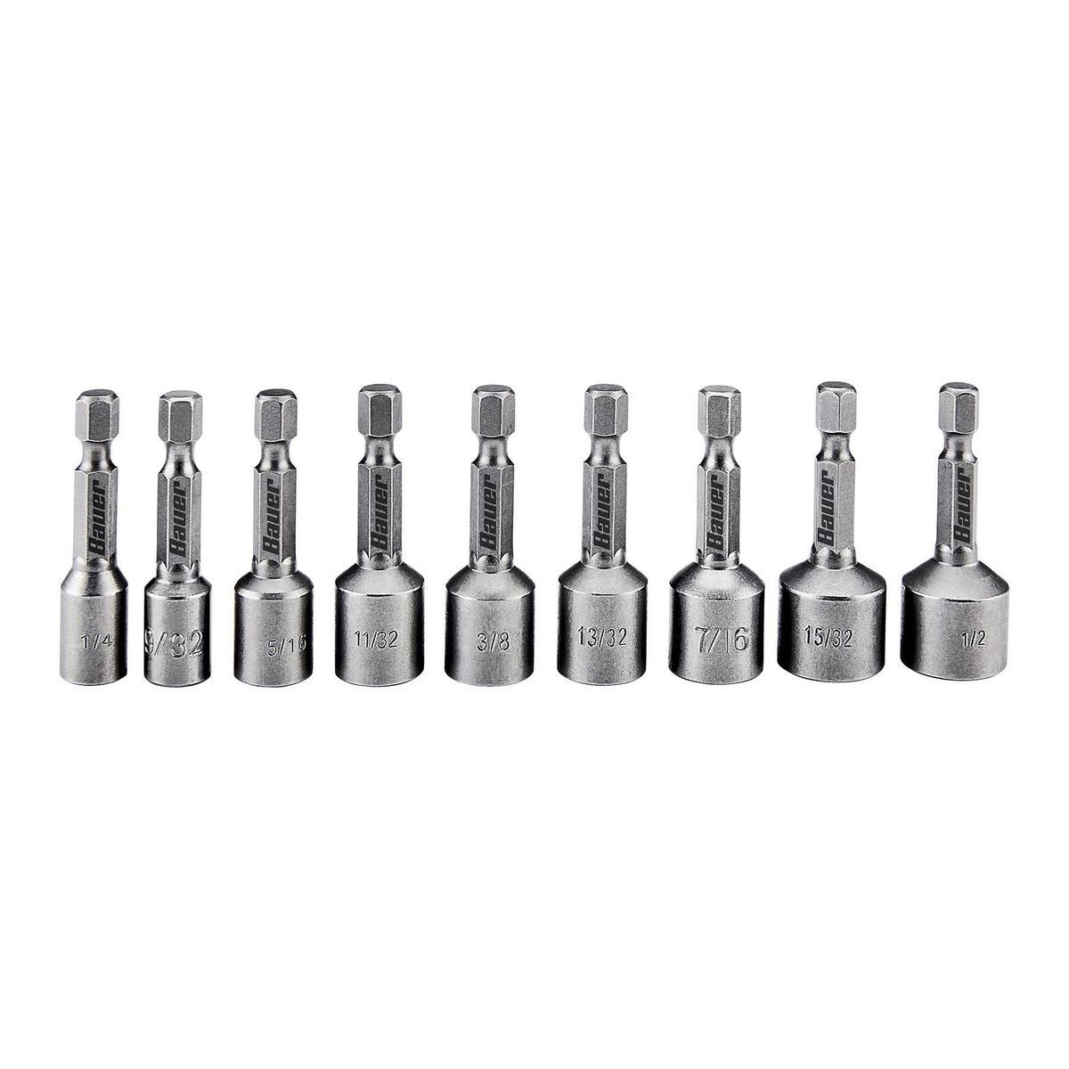 1-3/4 in. Impact Rated Magnetic SAE Nut Setter Set, 9 Piece