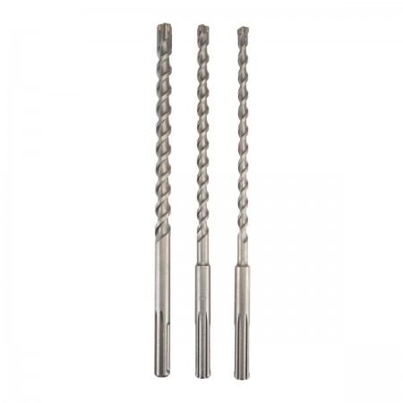 13 in. SDS-MAX Type Masonry Drill Bit Set, 3 Piece