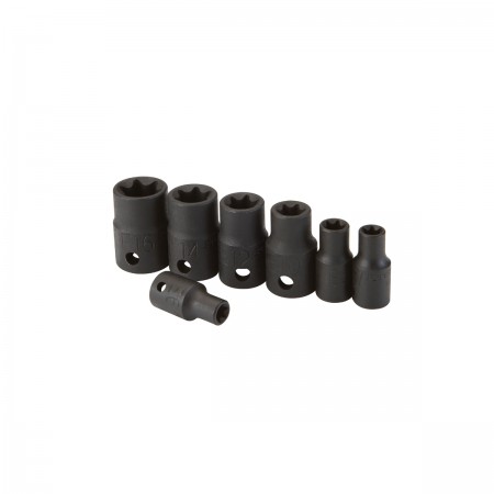 1/4 in, 3/8 in. Drive Impact E-Socket Set, 7 Pc.