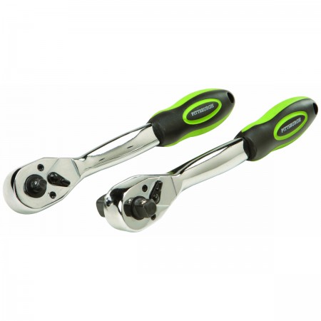 1/4 in. , 3/8 in. , 1/2 in. Dual Drive Ratchet Set, 2 Pc.