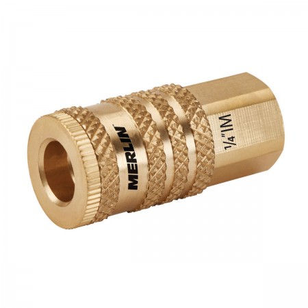 1/4 in. Female Brass Industrial Coupler