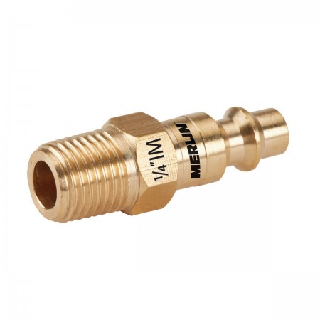 Male Brass Pipe Coupling Set, 2-Piece