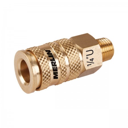 1/4 in. Male Brass Universal Coupler