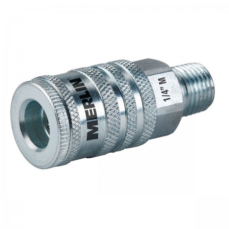 1/4 in. Male Steel Industrial Coupler