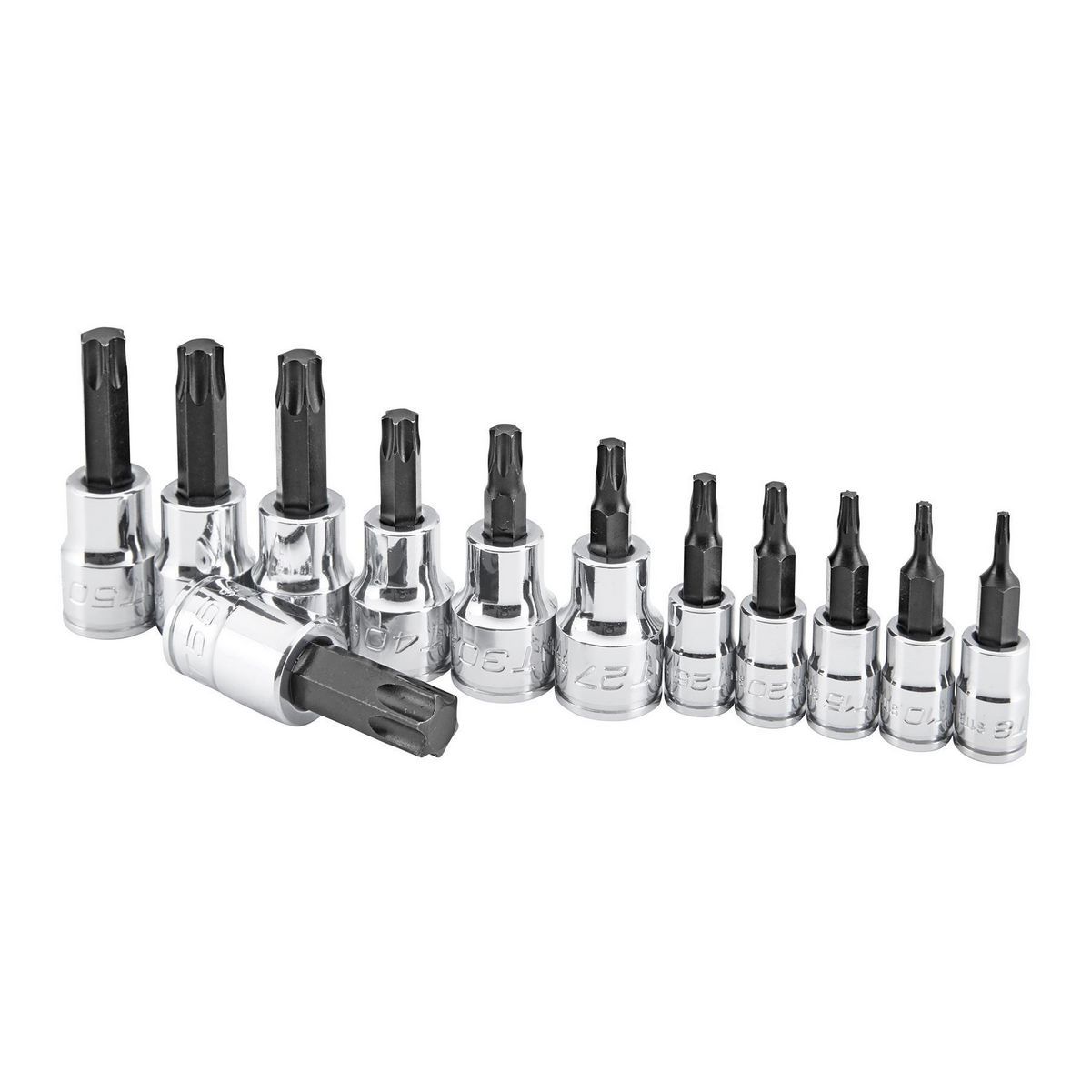 1/4 in., 3/8 in. Drive Professional TORX Bit Socket Set, 12-Piece