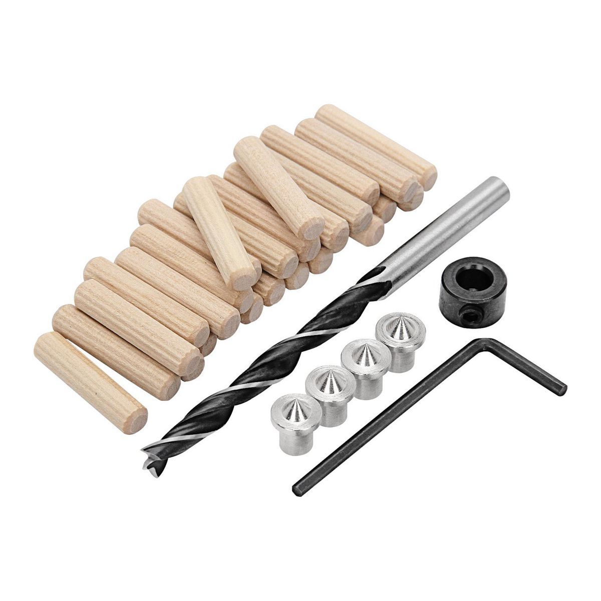 1/4 in. Doweling Accessory Set, 34-Piece