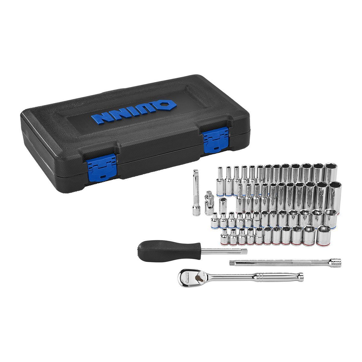 1/4 in. Drive, SAE and Metric Master Socket Set, 54-Piece