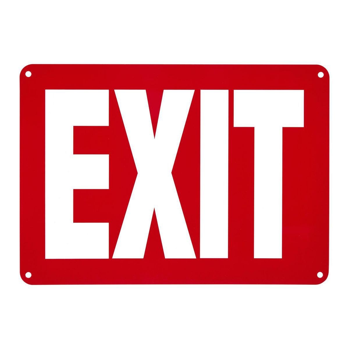 14 in. x 10 in. Exit Sign