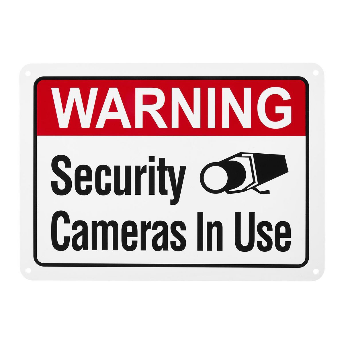 14 in. x 10 in. Security Cameras in Use Sign