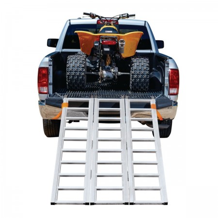 1500 lb. Capacity 45 in. x 69 in. Tri-Fold Aluminum Loading Ramp