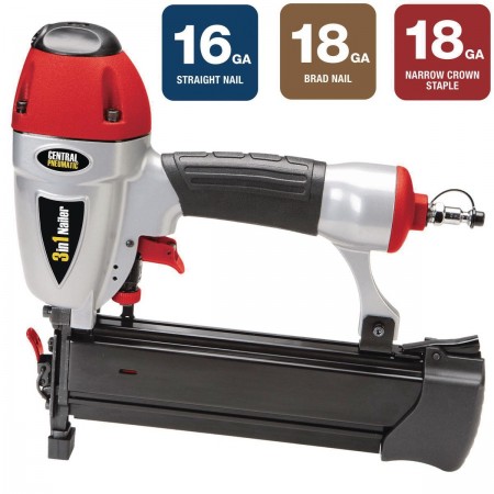 16/18 Gauge 3-in-1 Air Nailer/Stapler