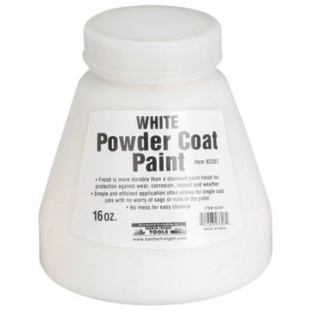 16 Oz. Powder Coat Paint - White