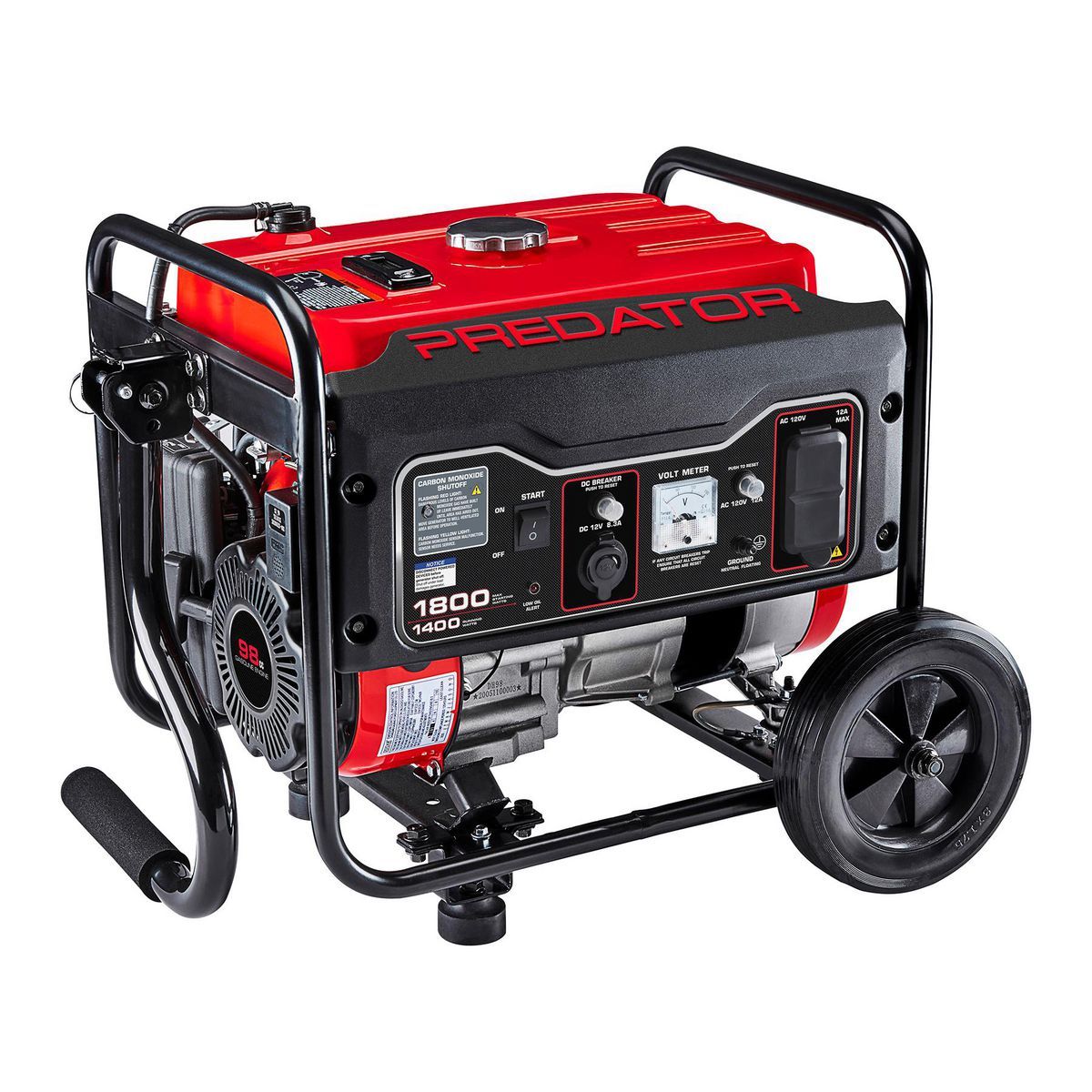 1800 Watt Gas-Powered Portable Generator with CO SECURE Technology, EPA