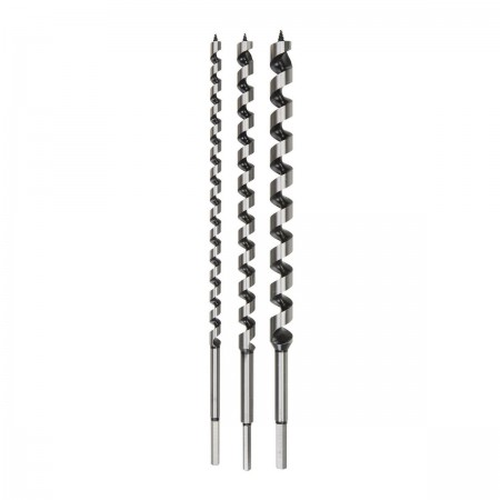 18 in. Ship Auger Bit Set, 3 Pc.