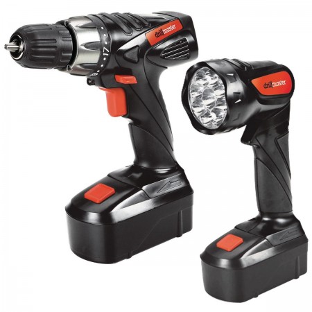 18v 3/8 in. Cordless Drill/Driver And Flashlight Kit