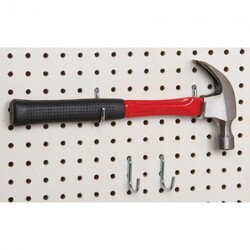 1 in. Curved Pegboard Hooks, 10 Pc.