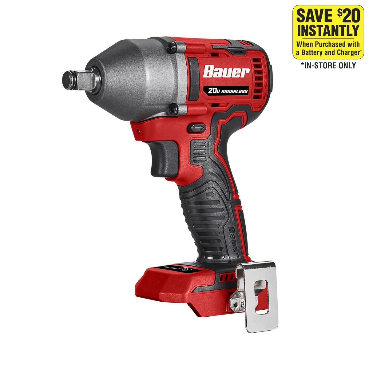 20V Brushless Cordless 1/2 in. 3-Speed Impact Wrench - Tool Only