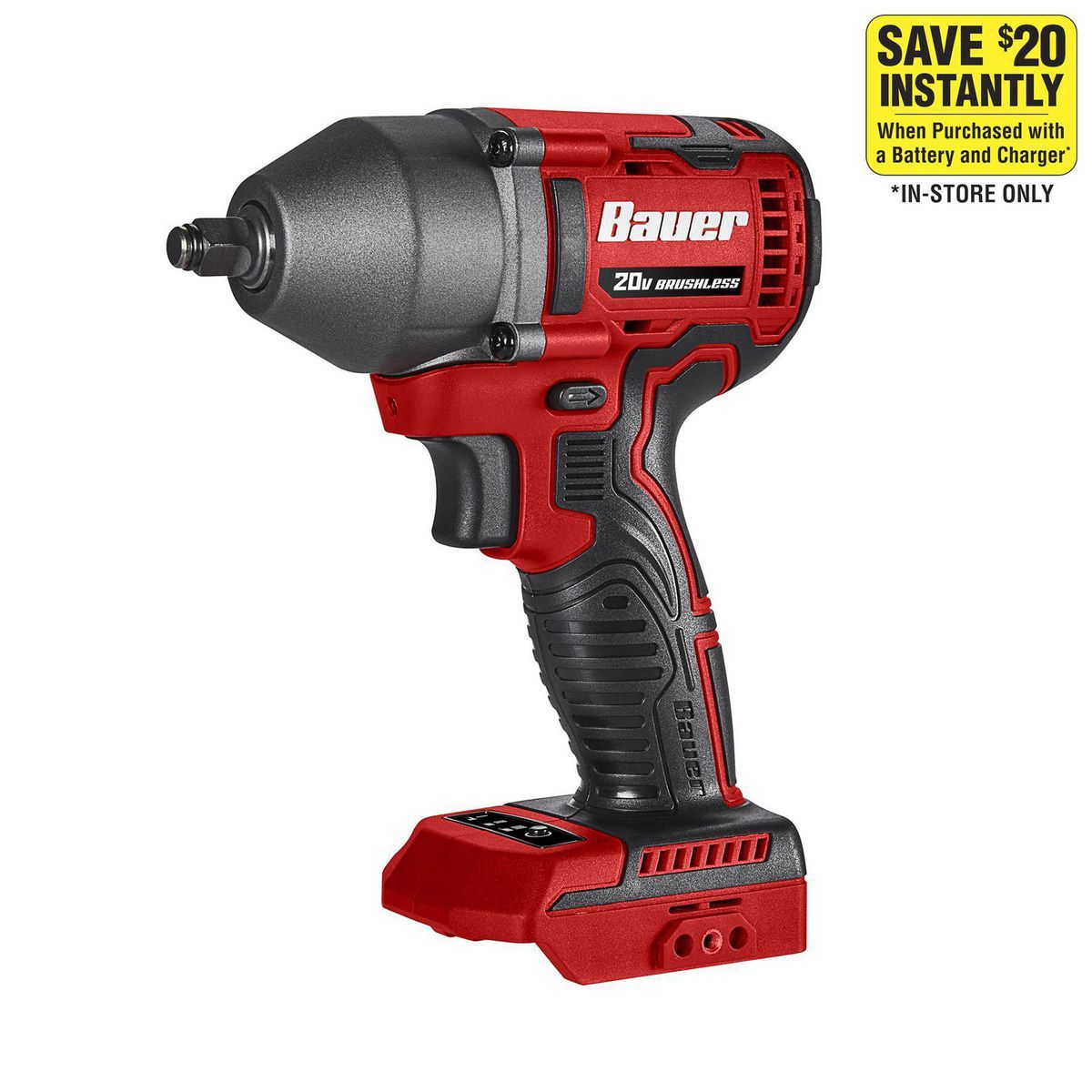 20V Brushless Cordless 3/8 in.  3-Speed Impact Wrench, Tool Only