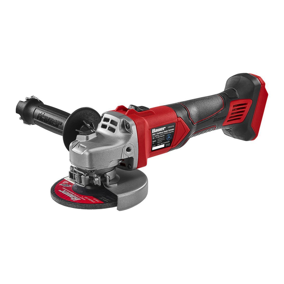 20V Cordless 4-1/2 in.  Slide Switch Angle Grinder - Tool Only