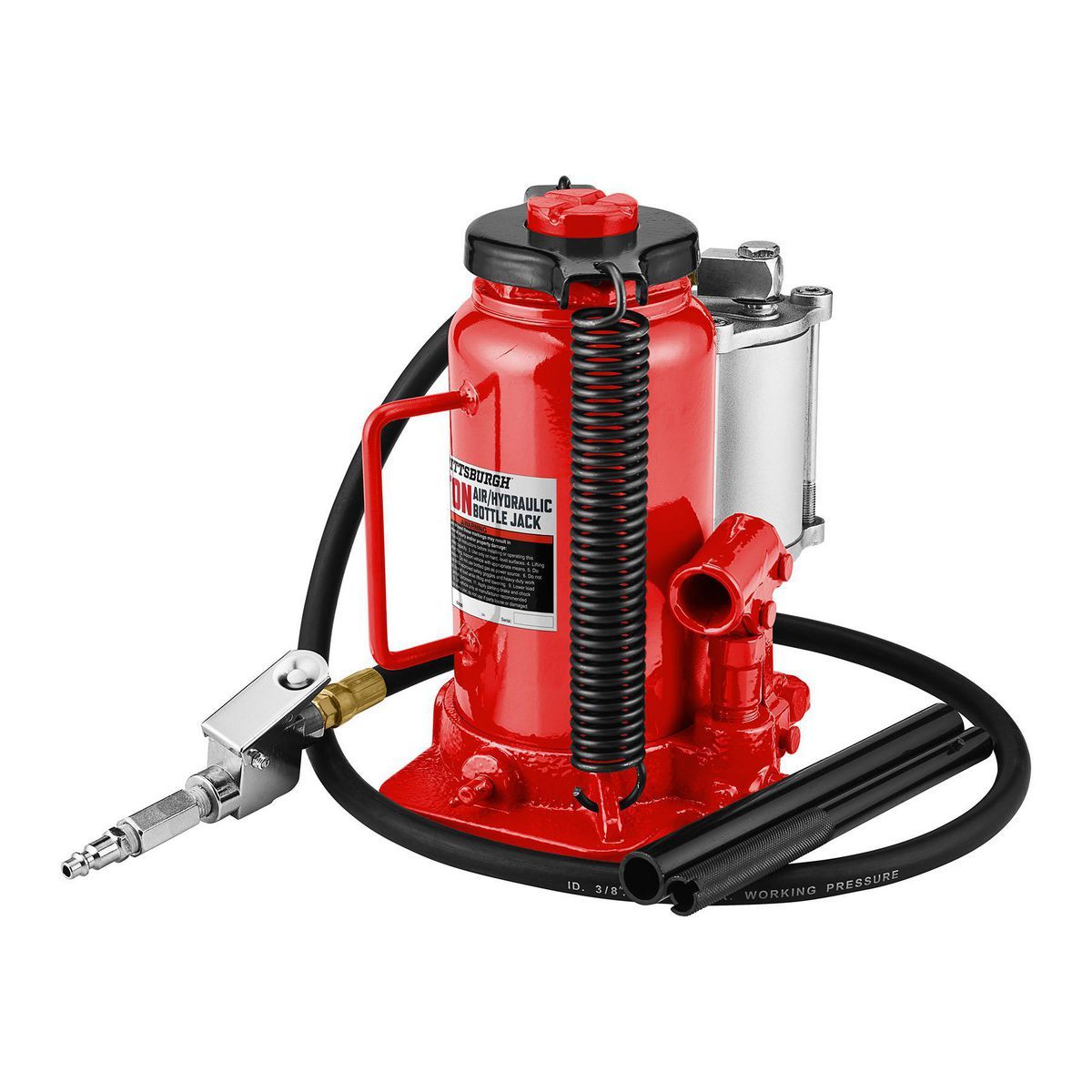 20 ton Air/Hydraulic Bottle Jack