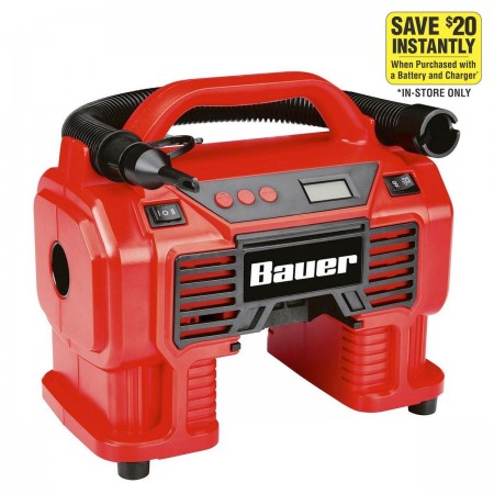 20v/12v Hypermax™ Lithium-Ion Dual Power Cordless 160 PSI Inflator/Deflator - Tool Only