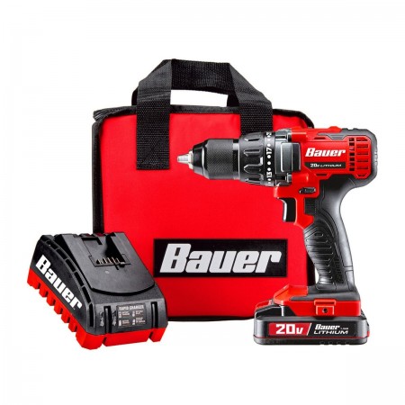 20v Hypermax™ Lithium-Ion Cordless 1/2 in. Drill/Driver Kit with 1.5 Ah Battery, Rapid Charger, and Bag
