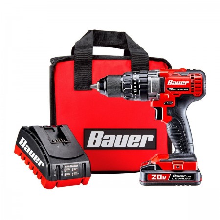 20v Hypermax™ Lithium-Ion Cordless 1/2 in. Hammer Drill Kit with 1.5 Ah Battery, Rapid Charger, and Bag