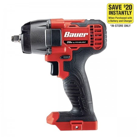 20V Cordless 3/8 in. Compact Impact Wrench - Tool Only