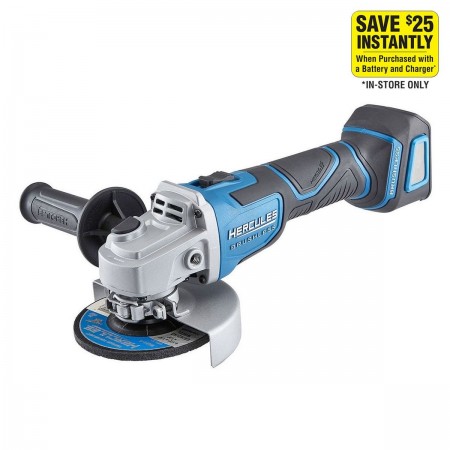 20v Lithium Ion Cordless 4-1/2 in. / 5 in.  Brushless Angle Grinder - Tool Only