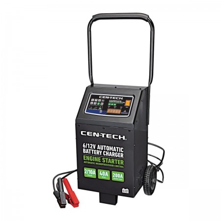 2/10/40/200A 6/12v Automatic Battery Charger with Engine Jump Start