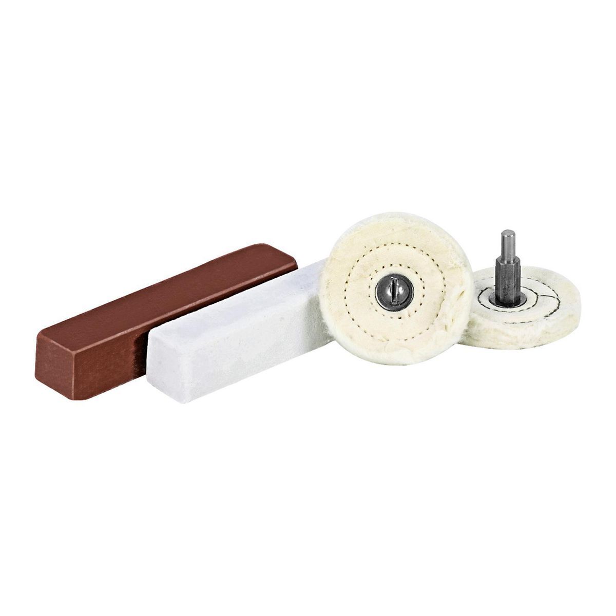 2-1/2 in. Polishing and Buffing Kit with 1/4 in. Shank, 4-Piece