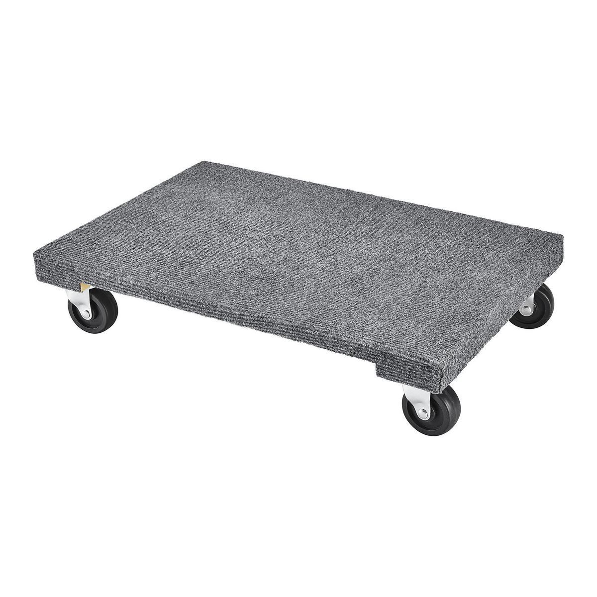 24 in. x 16 in.  1000 lb. Capacity Solid Deck Hardwood Dolly with Carpet